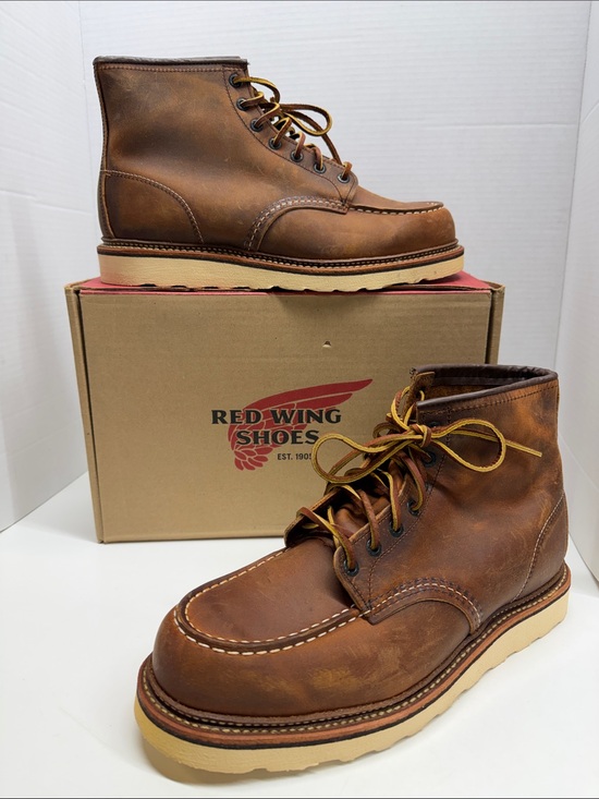 Red Wing Shoes Other - Red Wing Blacksmith Moc Boots Rough Leather Lace Up Brown New Men's Size 12 D
